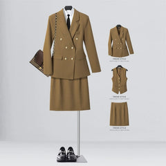 Business Temperament Goddess Temperament Workwear Suit Vest - SHOWLU FASHION STORE