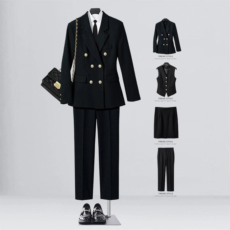 Business Temperament Goddess Temperament Workwear Suit Vest - SHOWLU FASHION STORE