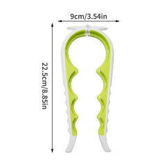Can Opener Multi Functional Four In One Beverage Bottle Opener Cap Twister Four Position Can Opener Anti Slip Cap Twister - SHOWLU FASHION STORE