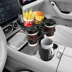 Car Cup Holder Expander Tray with Detachable Car Cup Holder Tray, Car Food Trays for Eating &Cup Holder Tray Table for Car - SHOWLU FASHION STORE