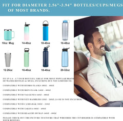 Car Cup Holder Expander Tray with Detachable Car Cup Holder Tray, Car Food Trays for Eating &Cup Holder Tray Table for Car - SHOWLU FASHION STORE