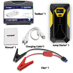 Car Jump Starter Battery Charger 26800mAh Emergency Power Bank Booster for 12V Gasoline and Diesel Vehicles - SHOWLU FASHION STORE