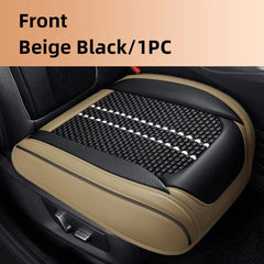 Car Seat Protector Cover Breathable PU Leather Driver Seat Non - slip Cushion Universal Size Luxury Car Interior Seat Mat Decorate - SHOWLU FASHION STORE