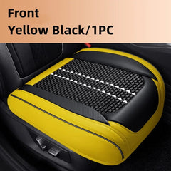 Car Seat Protector Cover Breathable PU Leather Driver Seat Non - slip Cushion Universal Size Luxury Car Interior Seat Mat Decorate - SHOWLU FASHION STORE