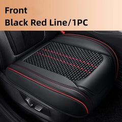 Car Seat Protector Cover Breathable PU Leather Driver Seat Non - slip Cushion Universal Size Luxury Car Interior Seat Mat Decorate - SHOWLU FASHION STORE