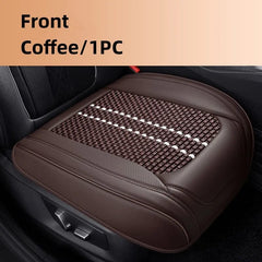 Car Seat Protector Cover Breathable PU Leather Driver Seat Non - slip Cushion Universal Size Luxury Car Interior Seat Mat Decorate - SHOWLU FASHION STORE
