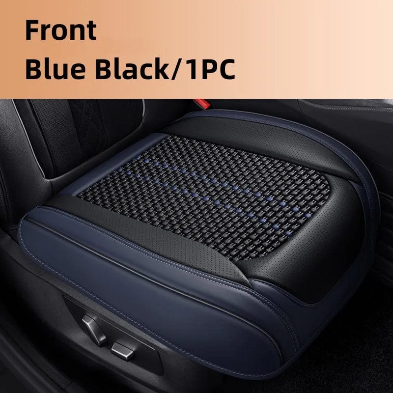 Car Seat Protector Cover Breathable PU Leather Driver Seat Non - slip Cushion Universal Size Luxury Car Interior Seat Mat Decorate - SHOWLU FASHION STORE