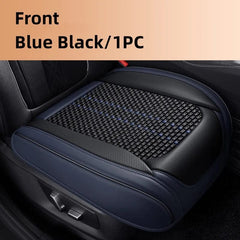 Car Seat Protector Cover Breathable PU Leather Driver Seat Non - slip Cushion Universal Size Luxury Car Interior Seat Mat Decorate - SHOWLU FASHION STORE
