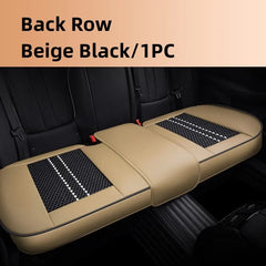 Car Seat Protector Cover Breathable PU Leather Driver Seat Non - slip Cushion Universal Size Luxury Car Interior Seat Mat Decorate - SHOWLU FASHION STORE