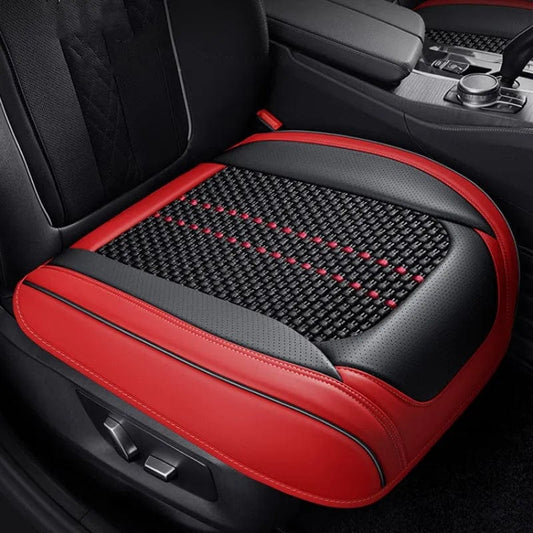 Car Seat Protector Cover Breathable PU Leather Driver Seat Non - slip Cushion Universal Size Luxury Car Interior Seat Mat Decorate - SHOWLU FASHION STORE