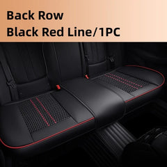 Car Seat Protector Cover Breathable PU Leather Driver Seat Non - slip Cushion Universal Size Luxury Car Interior Seat Mat Decorate - SHOWLU FASHION STORE