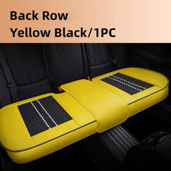 Car Seat Protector Cover Breathable PU Leather Driver Seat Non - slip Cushion Universal Size Luxury Car Interior Seat Mat Decorate - SHOWLU FASHION STORE
