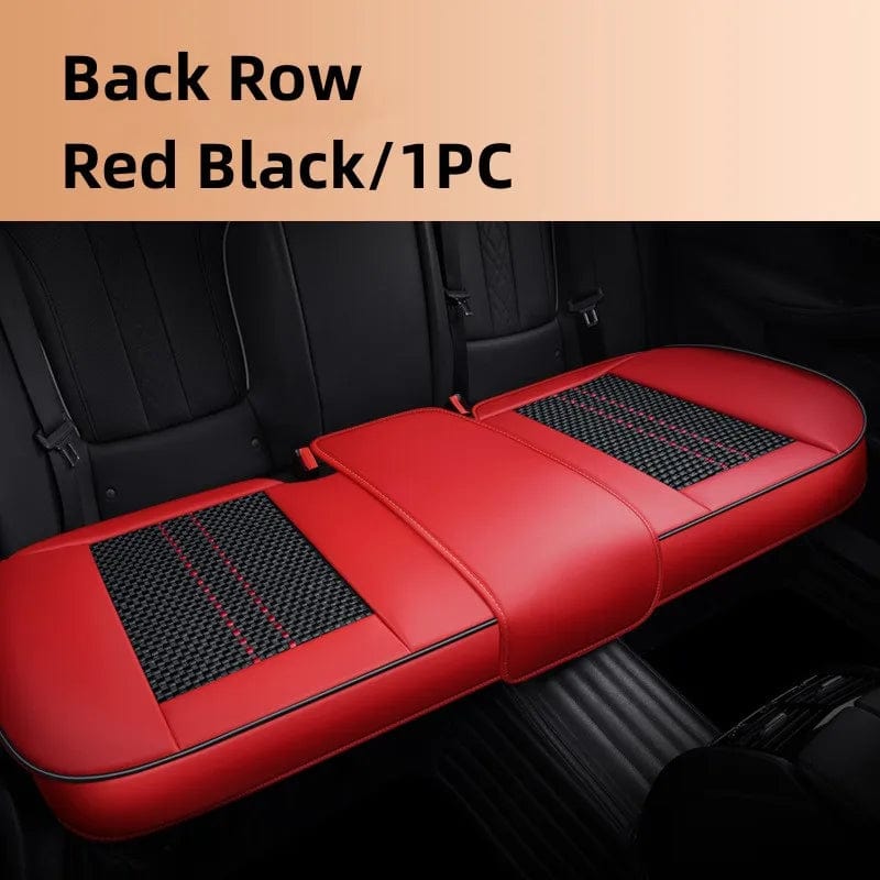Car Seat Protector Cover Breathable PU Leather Driver Seat Non - slip Cushion Universal Size Luxury Car Interior Seat Mat Decorate - SHOWLU FASHION STORE