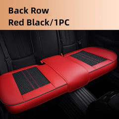 Car Seat Protector Cover Breathable PU Leather Driver Seat Non - slip Cushion Universal Size Luxury Car Interior Seat Mat Decorate - SHOWLU FASHION STORE