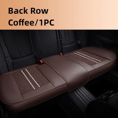 Car Seat Protector Cover Breathable PU Leather Driver Seat Non - slip Cushion Universal Size Luxury Car Interior Seat Mat Decorate - SHOWLU FASHION STORE