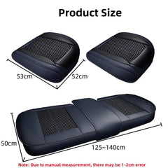 Car Seat Protector Cover Breathable PU Leather Driver Seat Non - slip Cushion Universal Size Luxury Car Interior Seat Mat Decorate - SHOWLU FASHION STORE