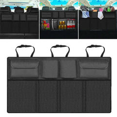 Car Trunk Car Organisers Backseat Hanging Car Organisers with 8 Large Storage Bag Trunk Organizer for SUV Truck Space Saving Exp - SHOWLU FASHION STORE