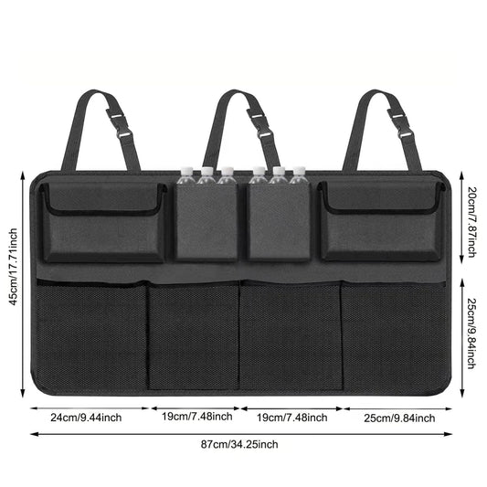 Car Trunk Car Organisers Backseat Hanging Car Organisers with 8 Large Storage Bag Trunk Organizer for SUV Truck Space Saving Exp - SHOWLU FASHION STORE