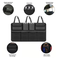 Car Trunk Car Organisers Backseat Hanging Car Organisers with 8 Large Storage Bag Trunk Organizer for SUV Truck Space Saving Exp - SHOWLU FASHION STORE