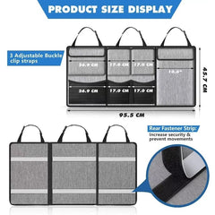Car Trunk Organizer Backseat Storage Bag High Capacity Multi - use Oxford Cloth Car Seat Back Organizers Interior Accessories - SHOWLU FASHION STORE