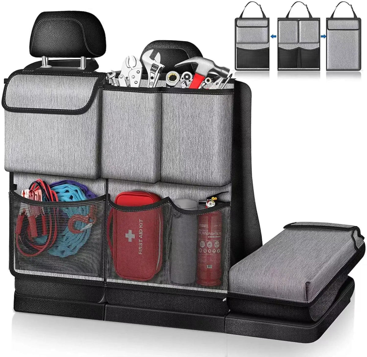 Car Trunk Organizer Backseat Storage Bag High Capacity Multi - use Oxford Cloth Car Seat Back Organizers Interior Accessories - SHOWLU FASHION STORE