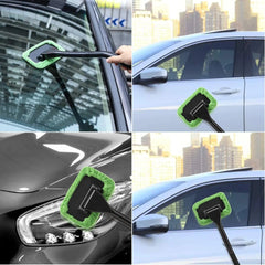 Car Window Windshield Cleaner Brush Wiper Microfiber Cloth Auto Cleaning Wash Brush With Long Handle Car Accessories - SHOWLU FASHION STORE