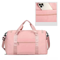 Carry On Travel Bag Large Capacity Gym Bag Weekender Overnight Duffle Bags With Shoe Compartment Sports Fitness Bags for Women - SHOWLU FASHION STORE