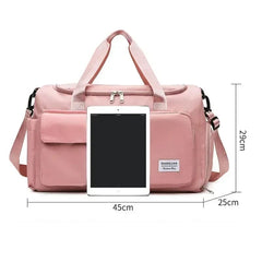 Carry On Travel Bag Large Capacity Gym Bag Weekender Overnight Duffle Bags With Shoe Compartment Sports Fitness Bags for Women - SHOWLU FASHION STORE