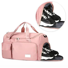 Carry On Travel Bag Large Capacity Gym Bag Weekender Overnight Duffle Bags With Shoe Compartment Sports Fitness Bags for Women - SHOWLU FASHION STORE