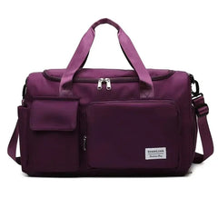 Carry On Travel Bag Large Capacity Gym Bag Weekender Overnight Duffle Bags With Shoe Compartment Sports Fitness Bags for Women - SHOWLU FASHION STORE