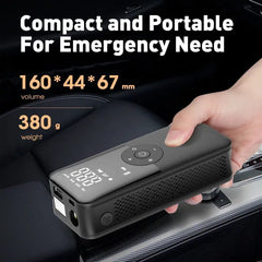 CARSUN Rechargeable Air Pump Tire Inflator Portable Compressor Digital Cordless Car Tyre Inflator For Motocycle Bicycle Balls - SHOWLU FASHION STORE
