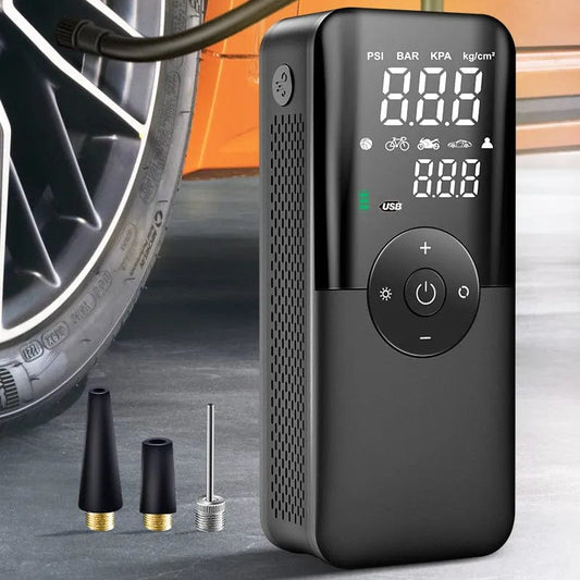 CARSUN Rechargeable Air Pump Tire Inflator Portable Compressor Digital Cordless Car Tyre Inflator For Motocycle Bicycle Balls - SHOWLU FASHION STORE