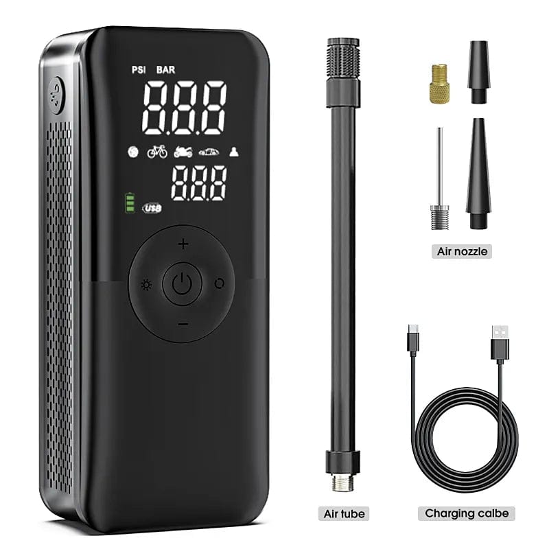 CARSUN Rechargeable Air Pump Tire Inflator Portable Compressor Digital Cordless Car Tyre Inflator For Motocycle Bicycle Balls - SHOWLU FASHION STORE
