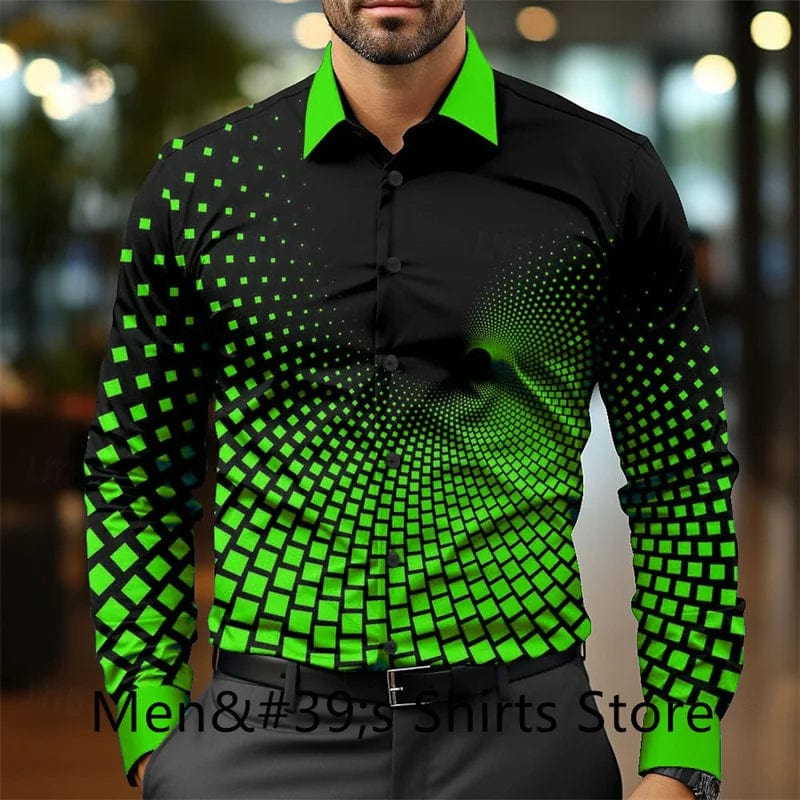 Casual business men's formal shirt button shirt long sleeve party evening business daily autumn winter spring summer shirt - SHOWLU FASHION STORE