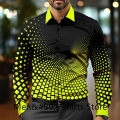 Casual business men's formal shirt button shirt long sleeve party evening business daily autumn winter spring summer shirt - SHOWLU FASHION STORE