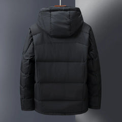 Casual Winter Warm Snow Jackets Men's Clothing White Duck Down Jacket Parkas Man Thicken Coats Male - 20 Degree Windbreaker Park - SHOWLU FASHION STORE