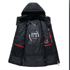 Casual Winter Warm Snow Jackets Men's Clothing White Duck Down Jacket Parkas Man Thicken Coats Male - 20 Degree Windbreaker Park - SHOWLU FASHION STORE