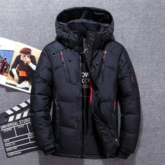 Casual Winter Warm Snow Jackets Men's Clothing White Duck Down Jacket Parkas Man Thicken Coats Male - 20 Degree Windbreaker Park - SHOWLU FASHION STORE