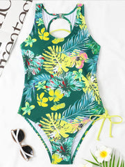 Chic Lace - Up Backless Swimsuit - SHOWLU FASHION STORE
