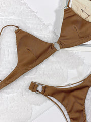 Chic Triangle Split Swimsuit - SHOWLU FASHION STORE