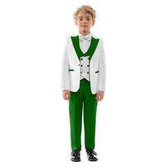Children Formal Wedding Suit Kids Jacket Pants Bow Tie Photograph Dress Flower Boy Birthday Tuxedo Suit Children Graduation Suit - SHOWLU FASHION STORE