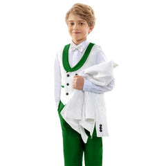 Children Formal Wedding Suit Kids Jacket Pants Bow Tie Photograph Dress Flower Boy Birthday Tuxedo Suit Children Graduation Suit - SHOWLU FASHION STORE