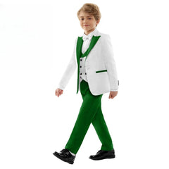 Children Formal Wedding Suit Kids Jacket Pants Bow Tie Photograph Dress Flower Boy Birthday Tuxedo Suit Children Graduation Suit - SHOWLU FASHION STORE