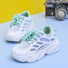 Children Girls Boys Breathable Mesh Sneakers Anti - slip Boys Girls Casual Soft Bottom Shoes Handsome Fashion Students Shoes - SHOWLU FASHION STORE