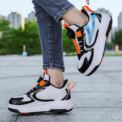 Children Junior Child Roller Skate Shoes Kids Sneakers 2024 Boys Girls Gifts Wheels Shoes Adult Casual Outdoors Sports Shoes - SHOWLU FASHION STORE