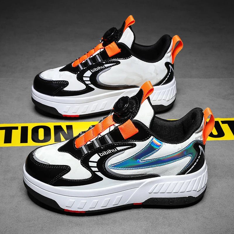 Children Junior Child Roller Skate Shoes Kids Sneakers 2024 Boys Girls Gifts Wheels Shoes Adult Casual Outdoors Sports Shoes - SHOWLU FASHION STORE