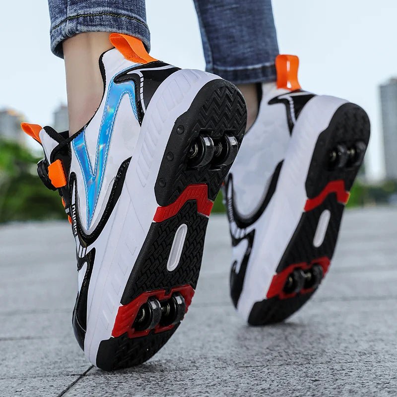 Children Junior Child Roller Skate Shoes Kids Sneakers 2024 Boys Girls Gifts Wheels Shoes Adult Casual Outdoors Sports Shoes - SHOWLU FASHION STORE