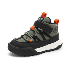 Children's Sneakers Autumn Winter Boys Sport Shoes Girls Plush Cashmere Warm Lined Casual Shoes Studnet Shoes Teen Running Flats - SHOWLU FASHION STORE