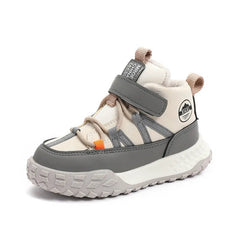 Children's Sneakers Autumn Winter Boys Sport Shoes Girls Plush Cashmere Warm Lined Casual Shoes Studnet Shoes Teen Running Flats - SHOWLU FASHION STORE