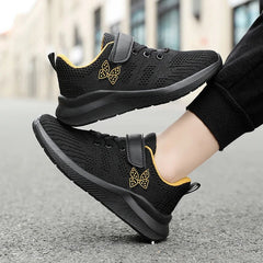 Children's sports shoes, girls' breathable leisure shoes, outdoor sports shoes, mesh surface anti slip fashionable running shoes - SHOWLU FASHION STORE